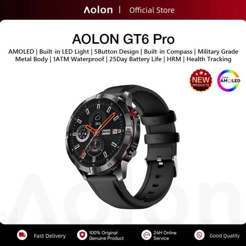 Outdoor Lighting Smart Controller - Aolon GT6 PRO Military Smart Watch