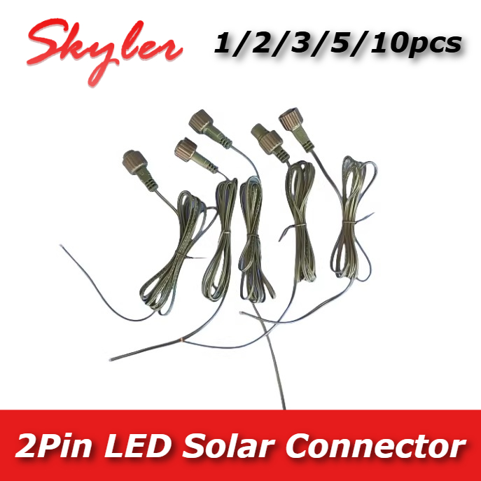 Outdoor Lighting Extension Cable - 2Pin LED Connector With 25cm Connecting