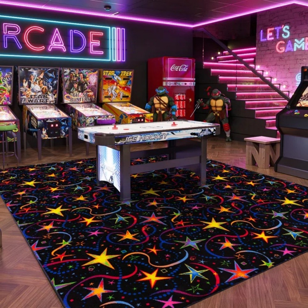 Outdoor Lighting Visual Comfort - VIKAMA 3D Neon Light Visual Carpet