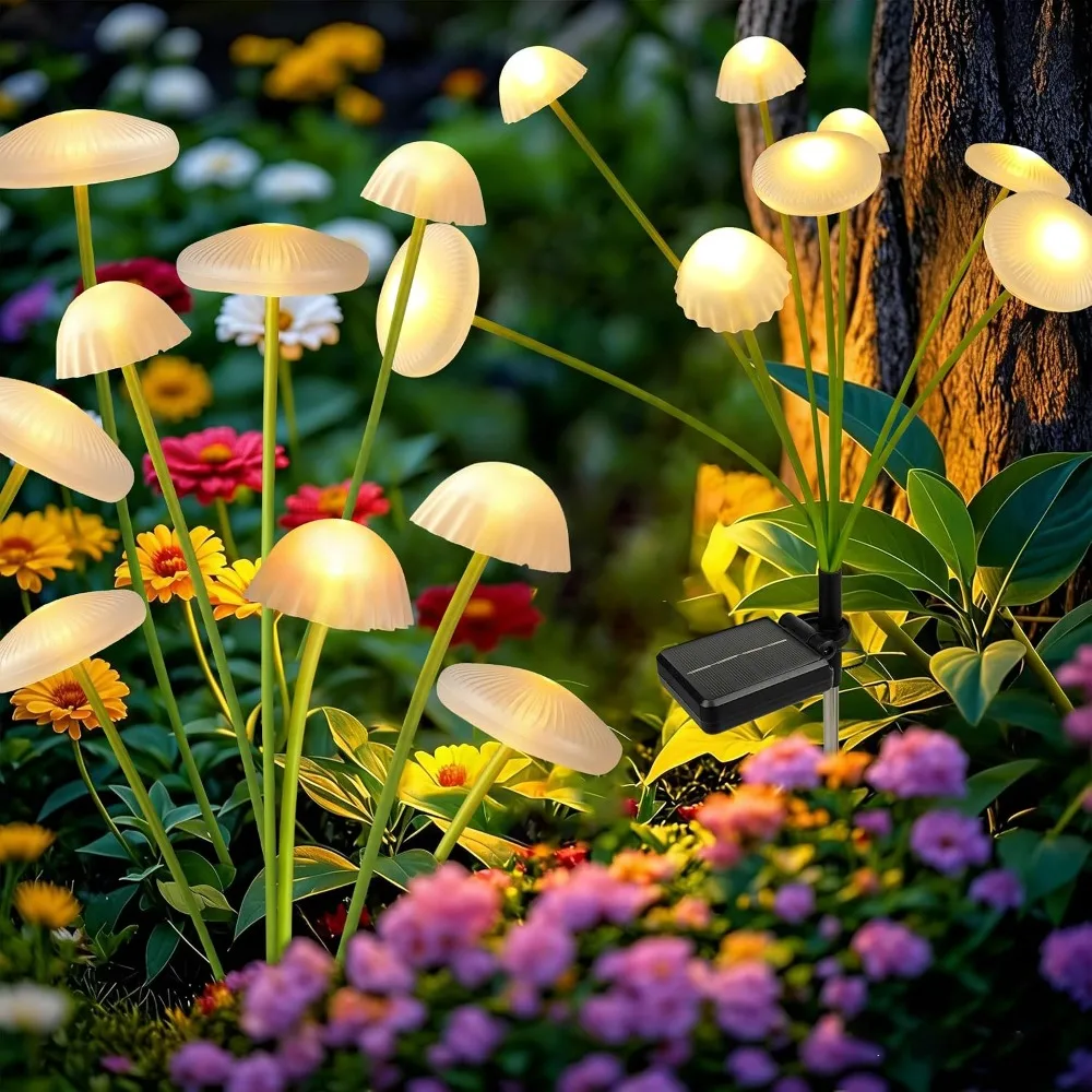 Outdoor Lighting Jellyfish - Solar Garden Lights Outdoor Jellyfish Mushroom