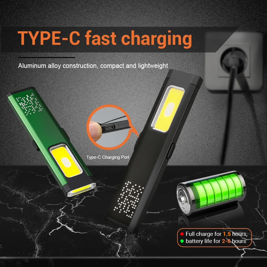 Mini Portable Rechargeable LED - Outdoor Lighting Construction recension och pris