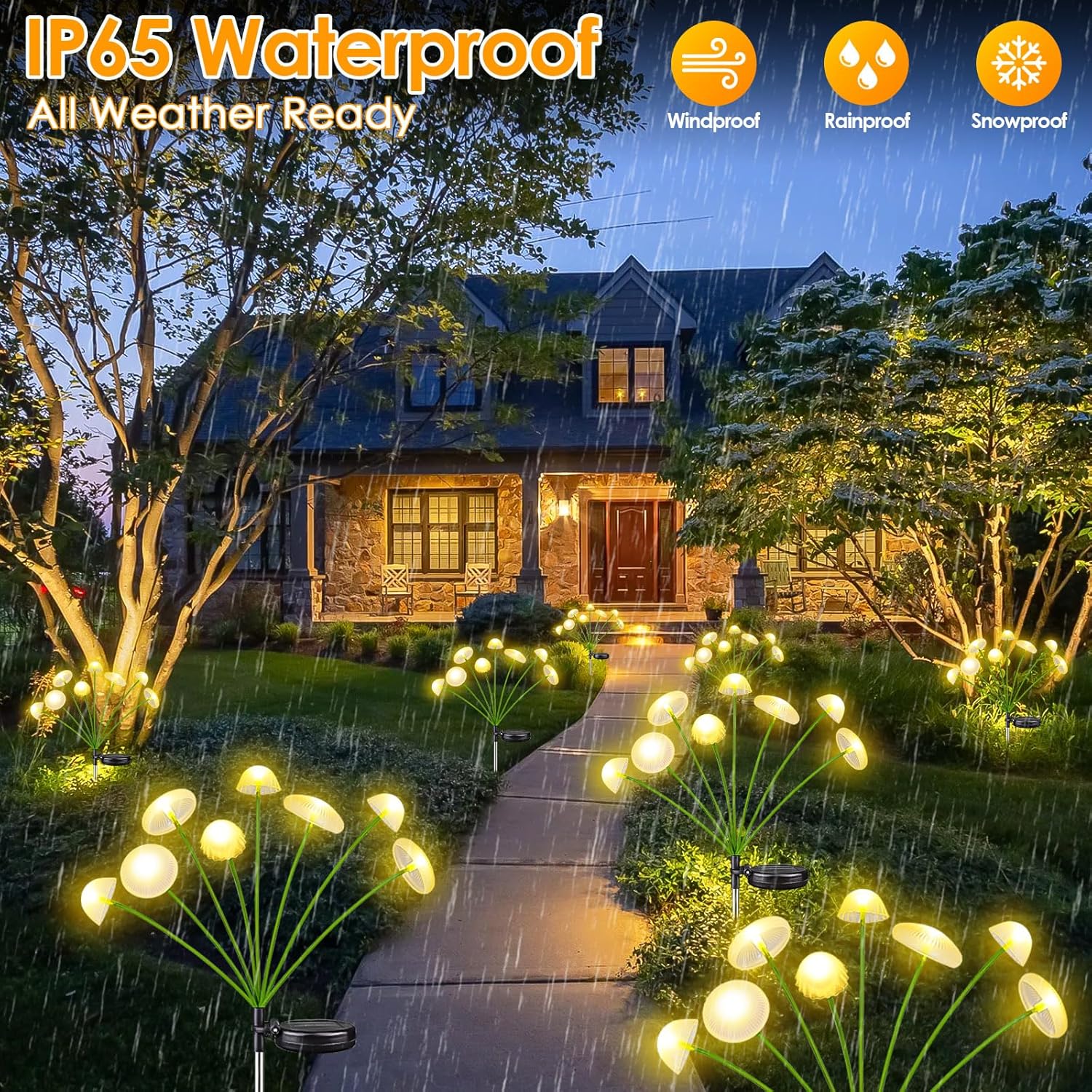 LED Solar Jellyfish Mushroom L - Outdoor Lighting Jellyfish recension och pris