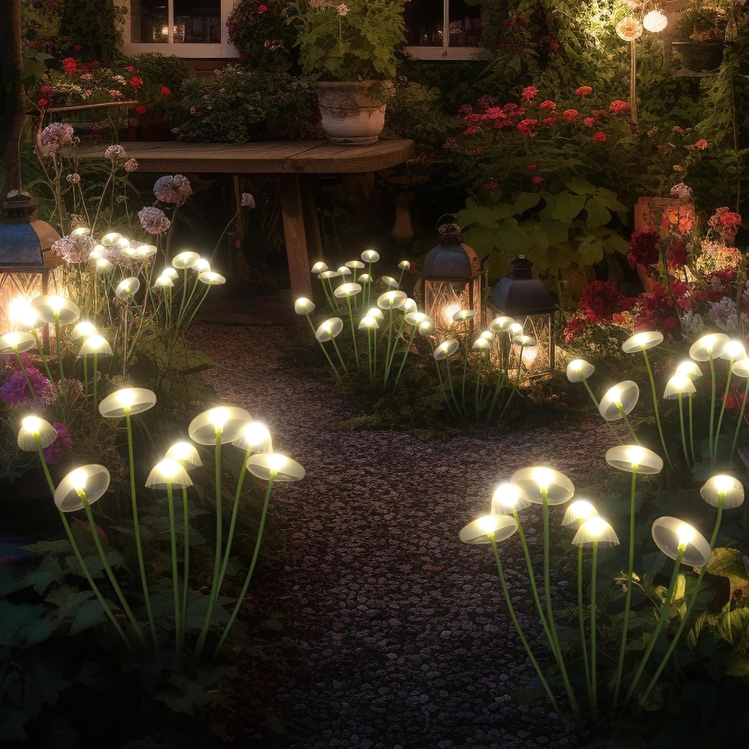 LED Solar Jellyfish Mushroom L - Outdoor Lighting Jellyfish recension och pris