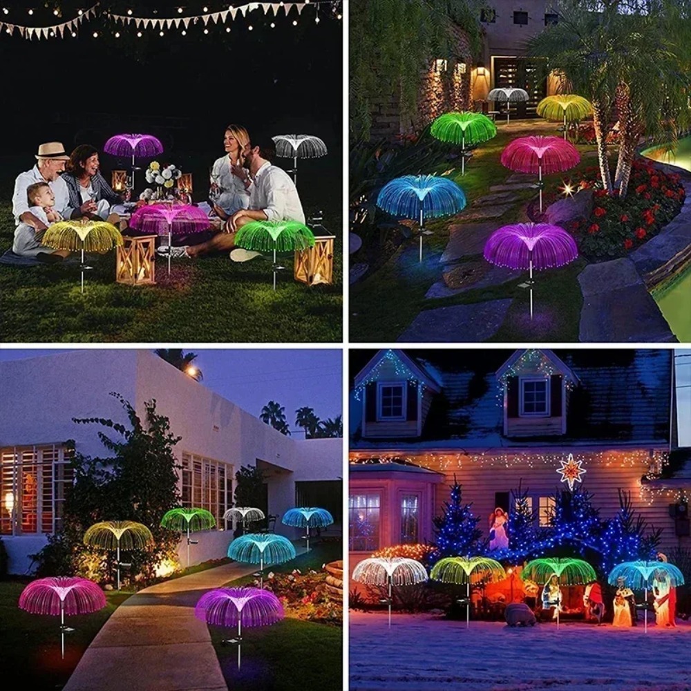 Solar Powered Jellyfish Garden - Outdoor Lighting Jellyfish recension och pris