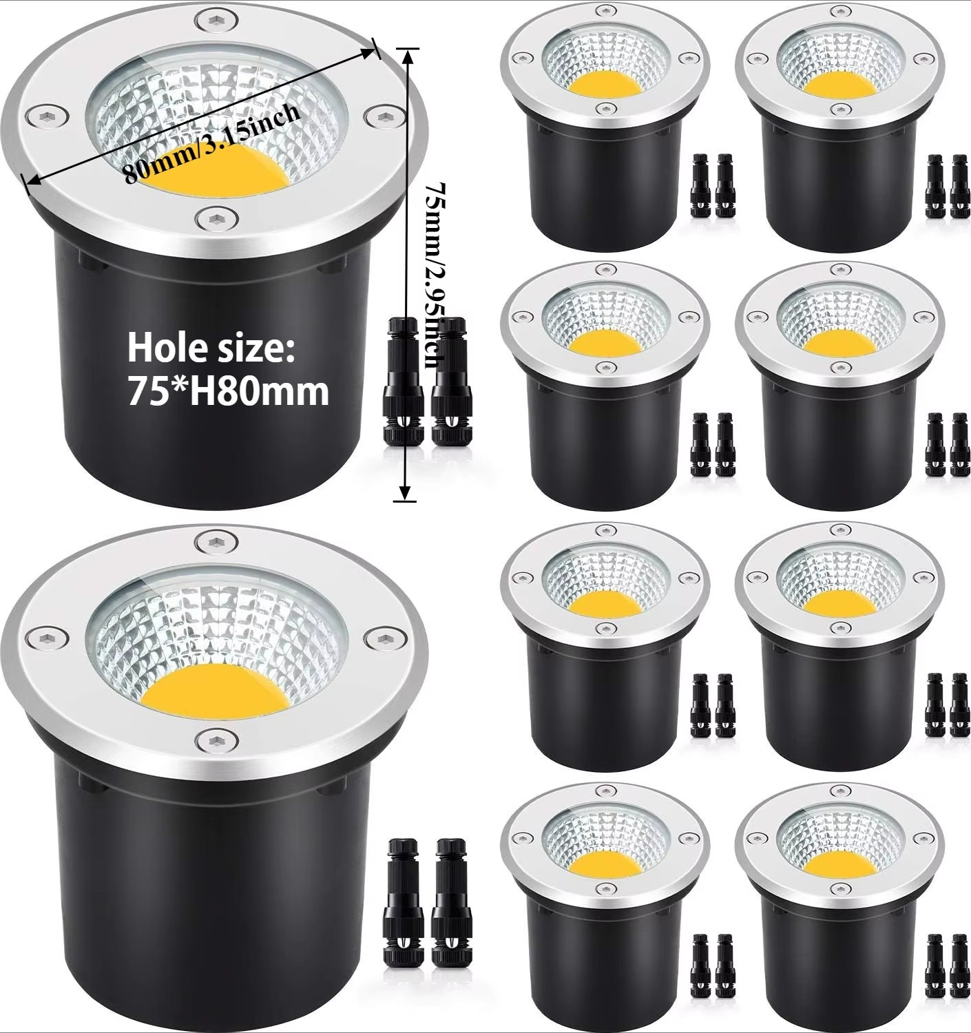 IP67 Waterproof LED Outdoor Ga - Ground Light Recessed recension och pris