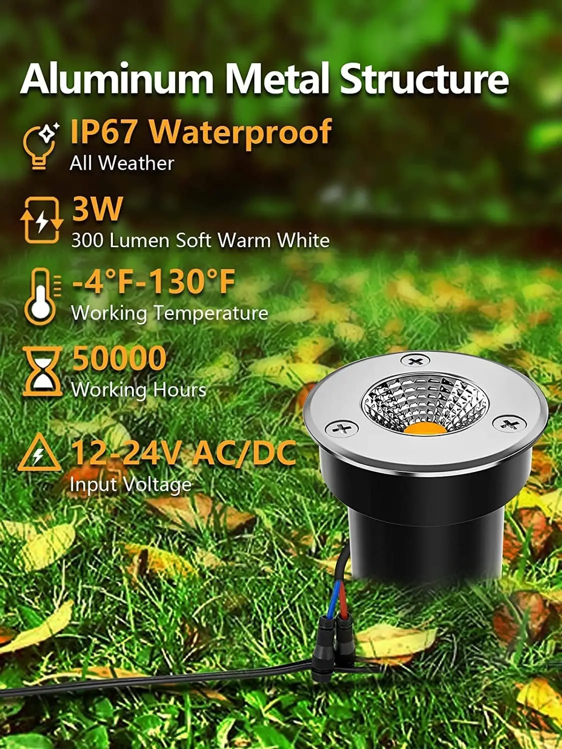 IP67 Waterproof LED Outdoor Ga - Ground Light Recessed recension och pris