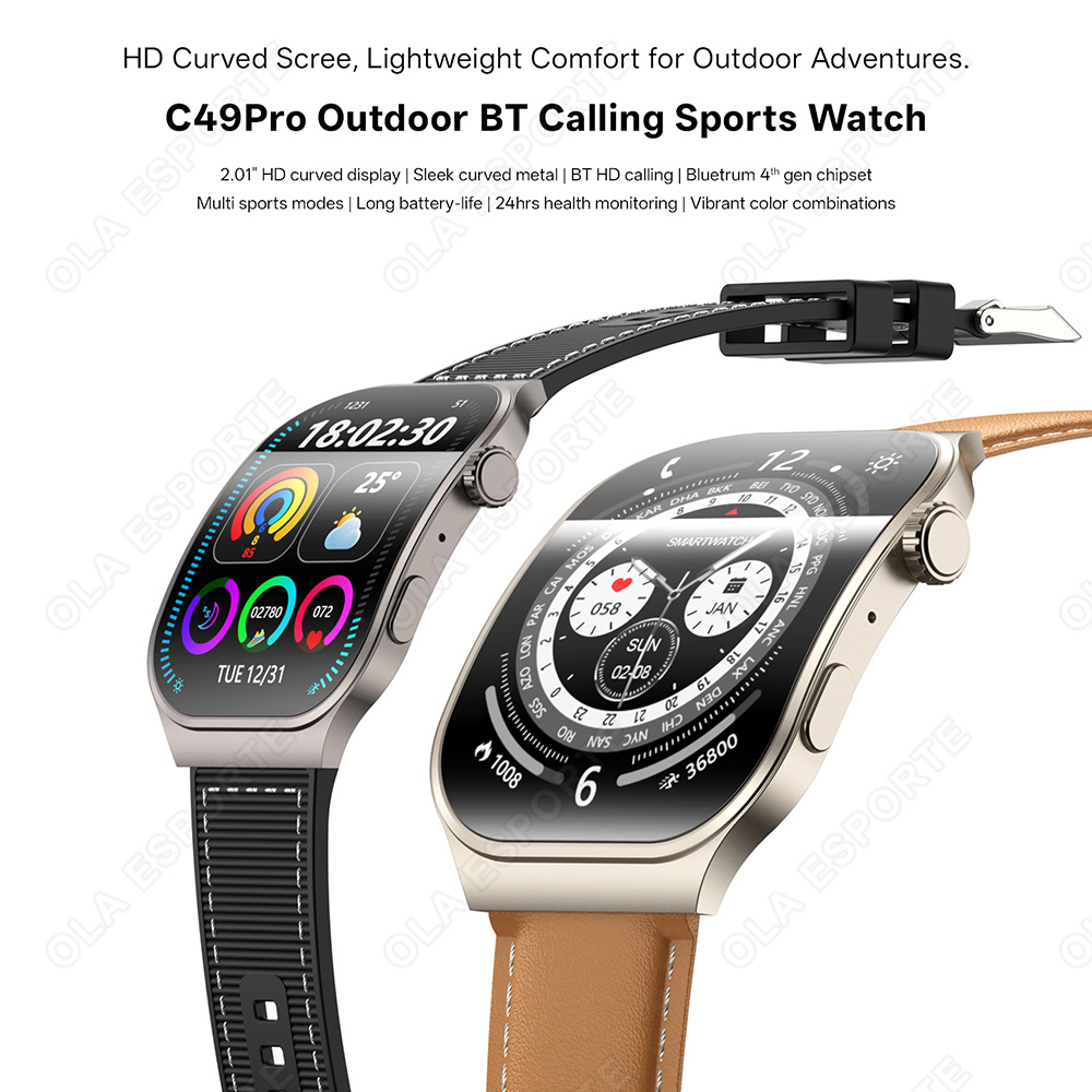 New Curved Screen Smart Watch  - Outdoor Lighting Smart Controller recension och pris