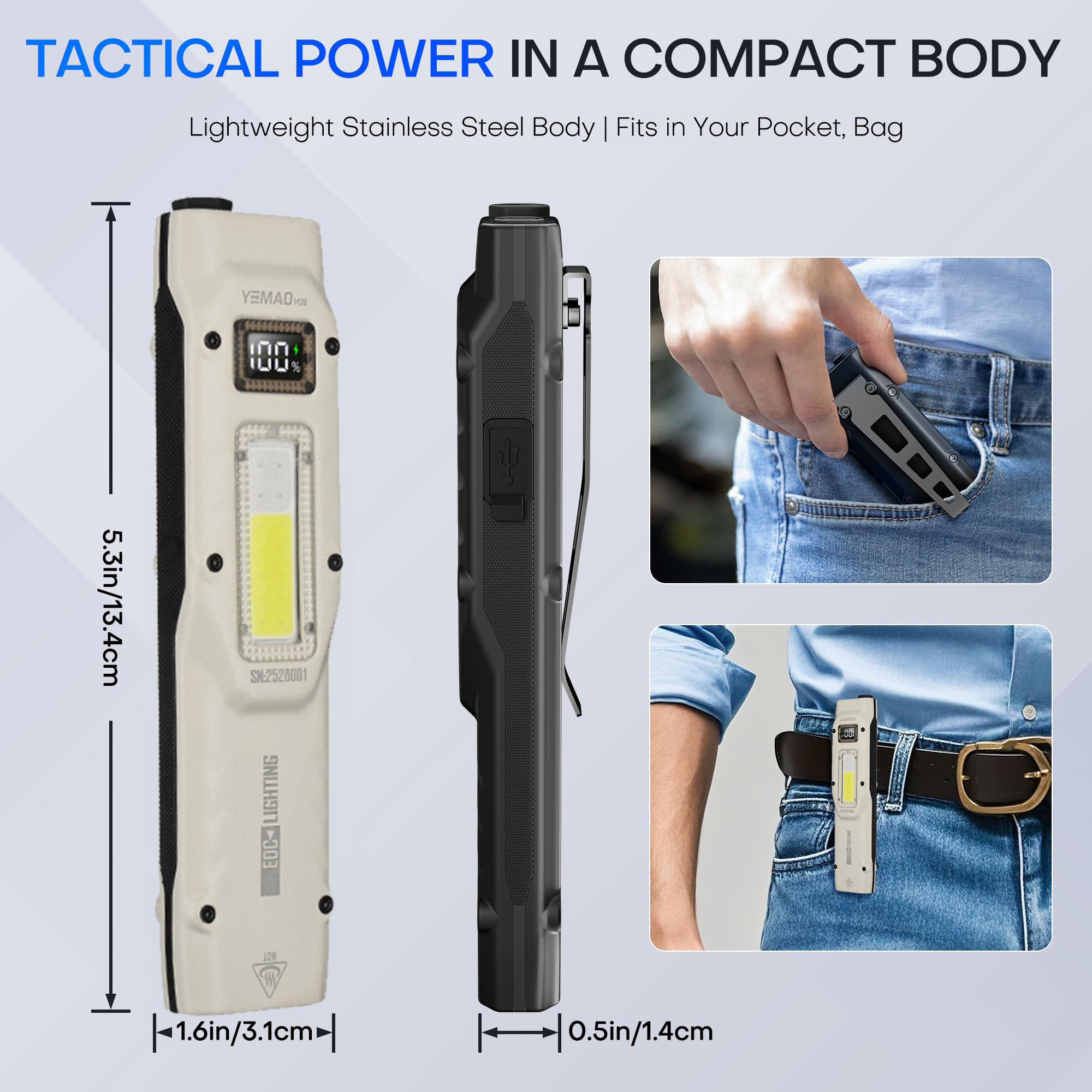 Portable 880LM YEMAO M28 Ultra - Outdoor Lighting B&Q recension och pris