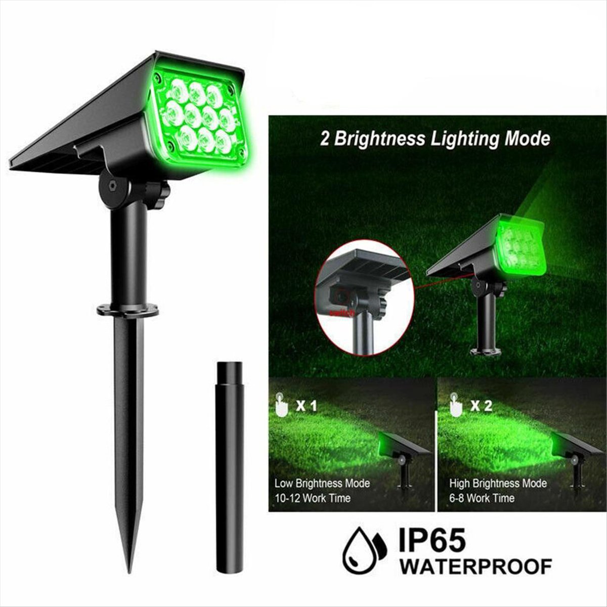 Y17A Solar Spotlight Solar Gar - Outdoor Lighting Yard Decoration recension och pris