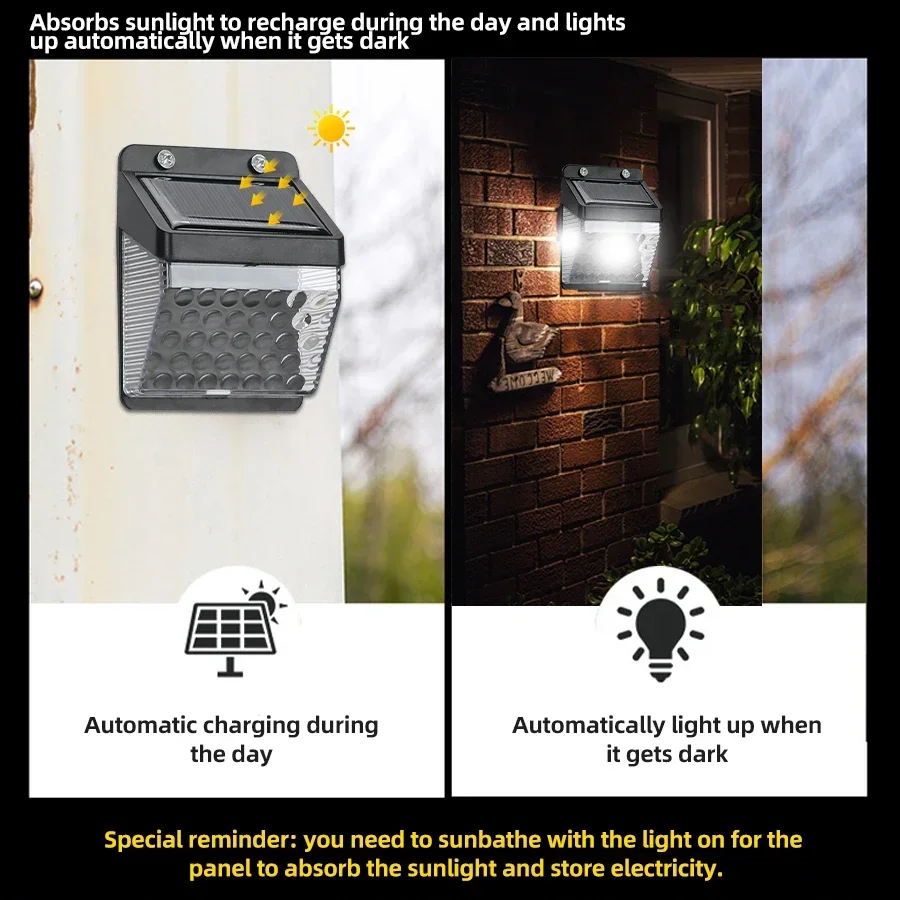 LED Solar Light PIR Motion Sen - Outdoor Lighting Construction recension och pris