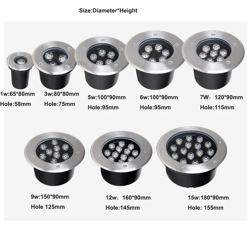 Waterproof Led Light Garden Un - Ground Light Recessed recension och pris