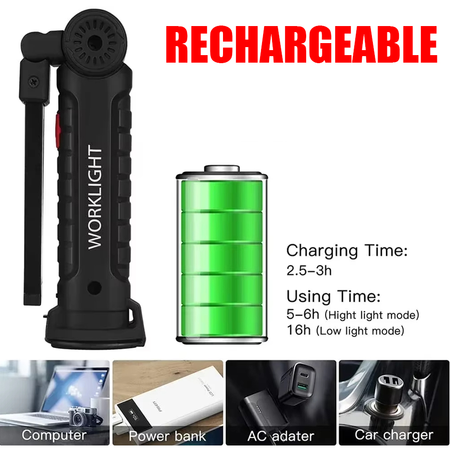 Portable LED Flashlight with M - Outdoor Lighting B&Q recension och pris