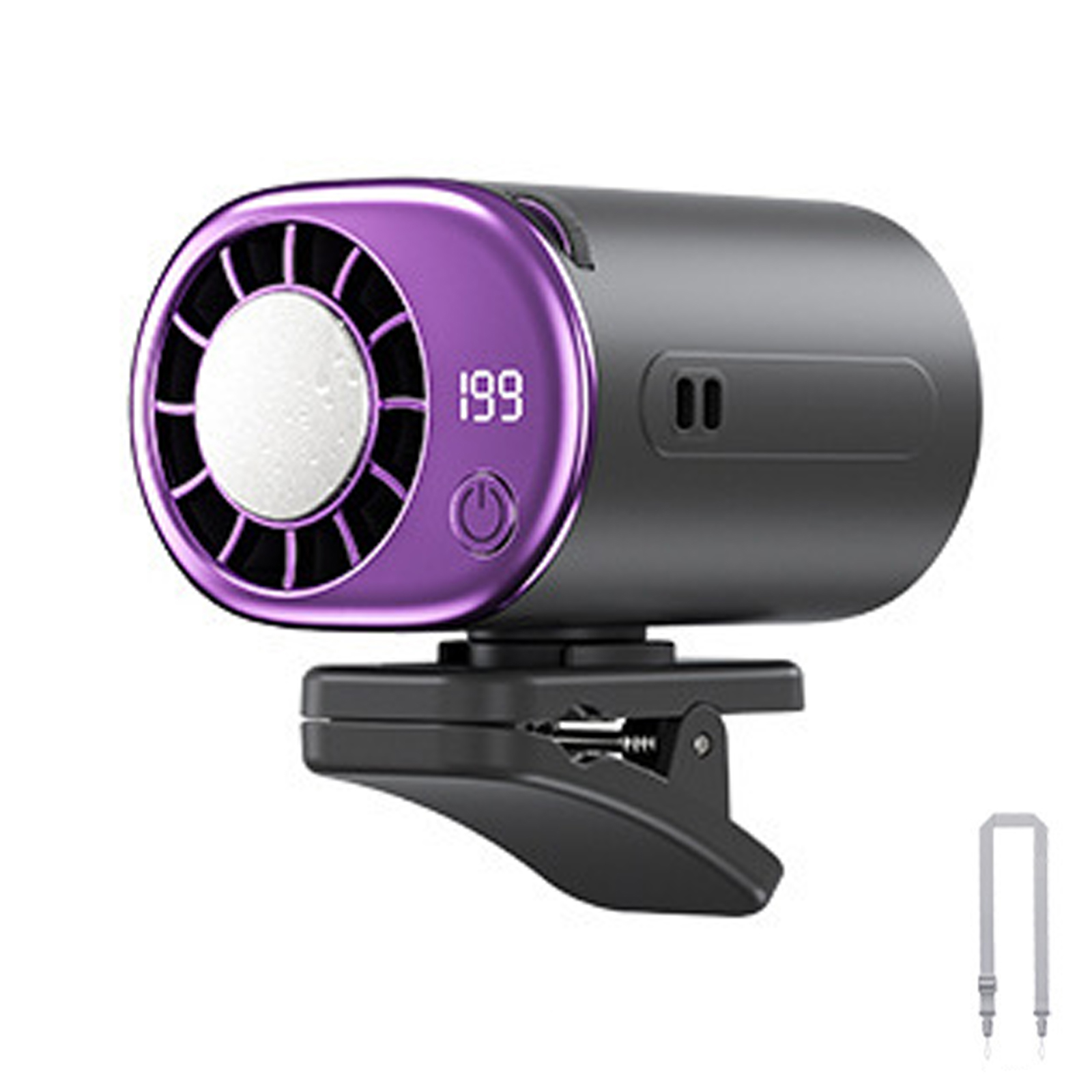 LED Display Car Clip On Fan Mi - Umbrella Led Clip recension och pris