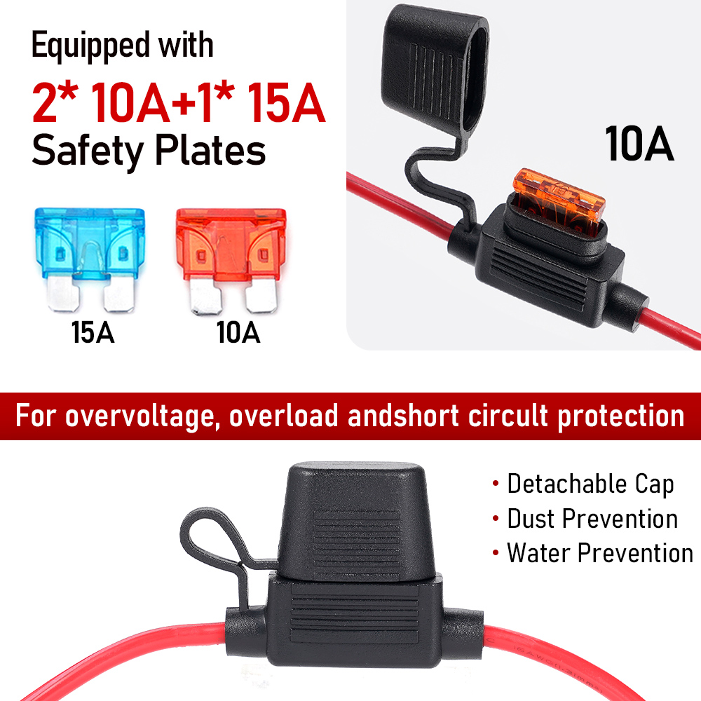 Double SAE Quick Release Cable - Outdoor Lighting Extension Cable recension och pris