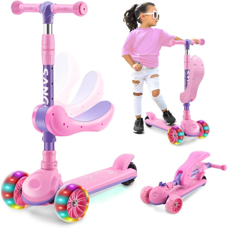 2-in-1 Kids Kick Scooter with  - Outdoor Lighting Deck recension och pris