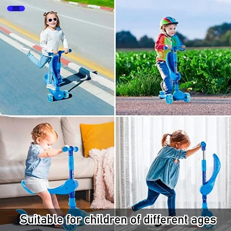 2-in-1 Kids Kick Scooter with  - Outdoor Lighting Deck recension och pris
