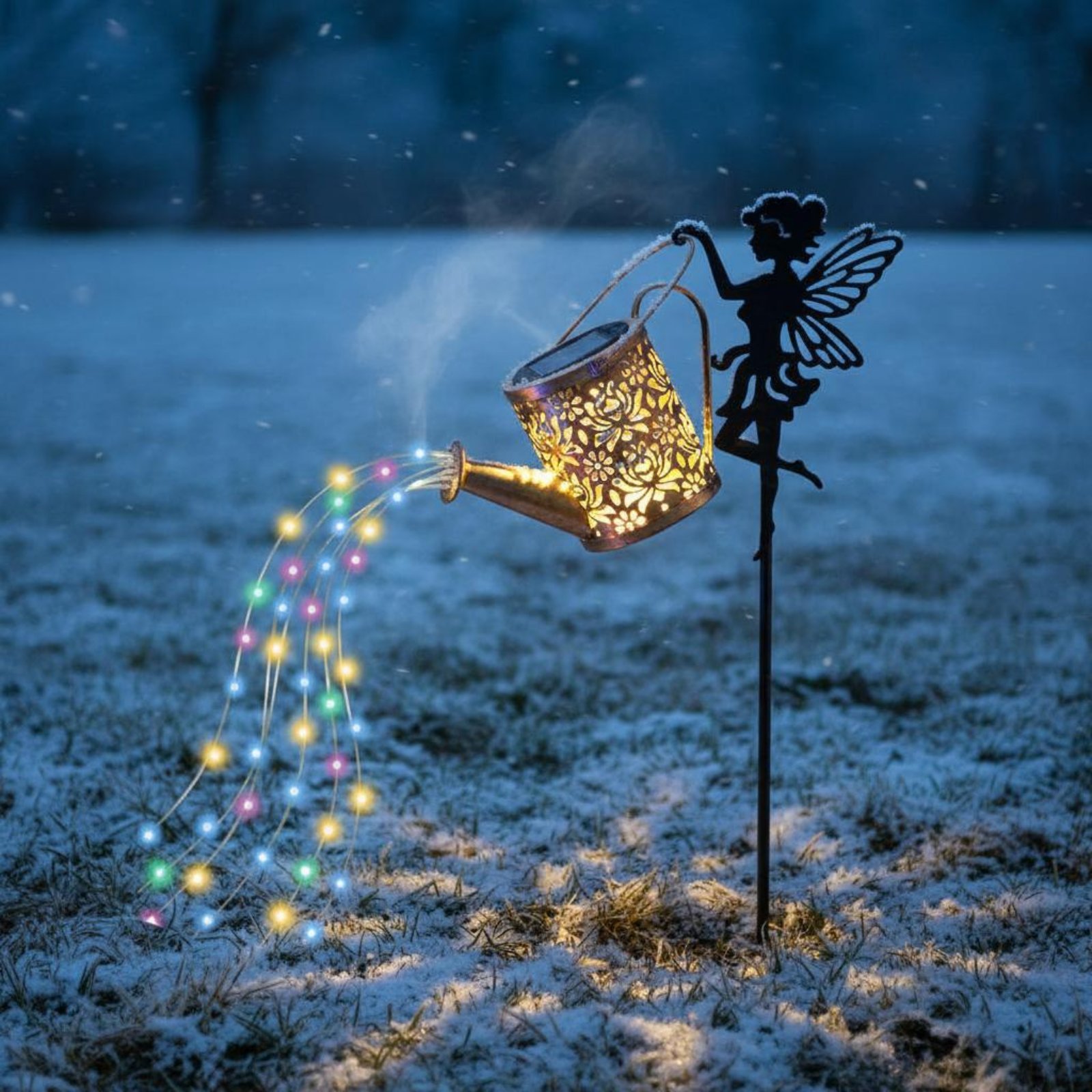 Solar Fairy Watering Can Light - Outdoor Lighting Yard Decoration recension och pris