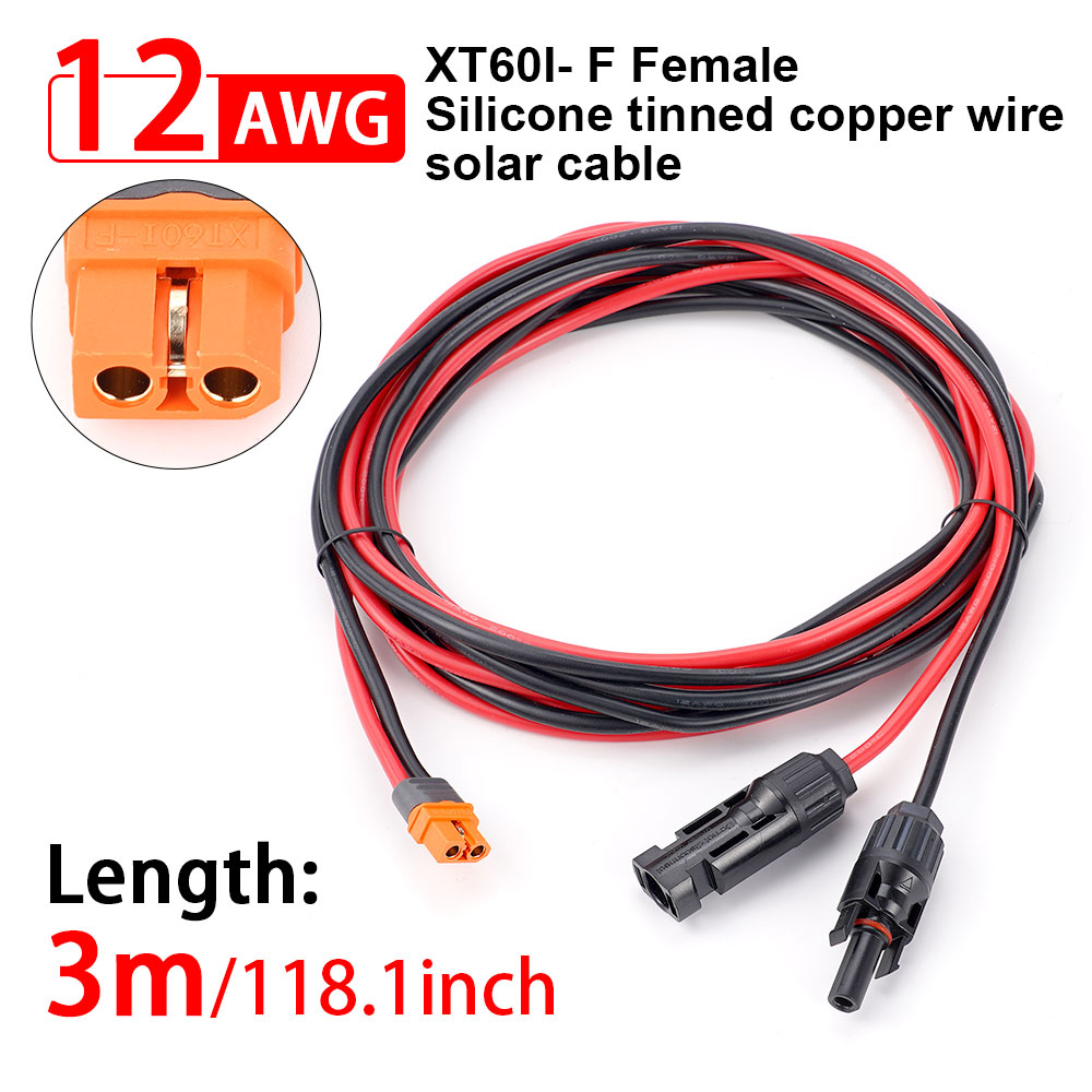 Solar Charge Cable Xt60 Adapte - Outdoor Lighting Extension Cable recension och pris