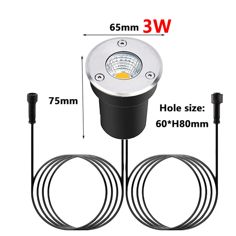 12V LED In-ground Light IP67 W - Ground Light Recessed recension och pris
