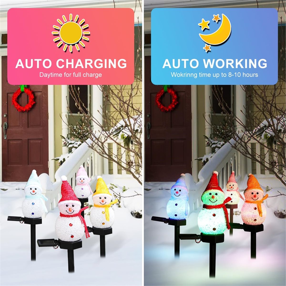 Y17A 2025-Christmas Light Stak - Outdoor Lighting Yard Decoration recension och pris