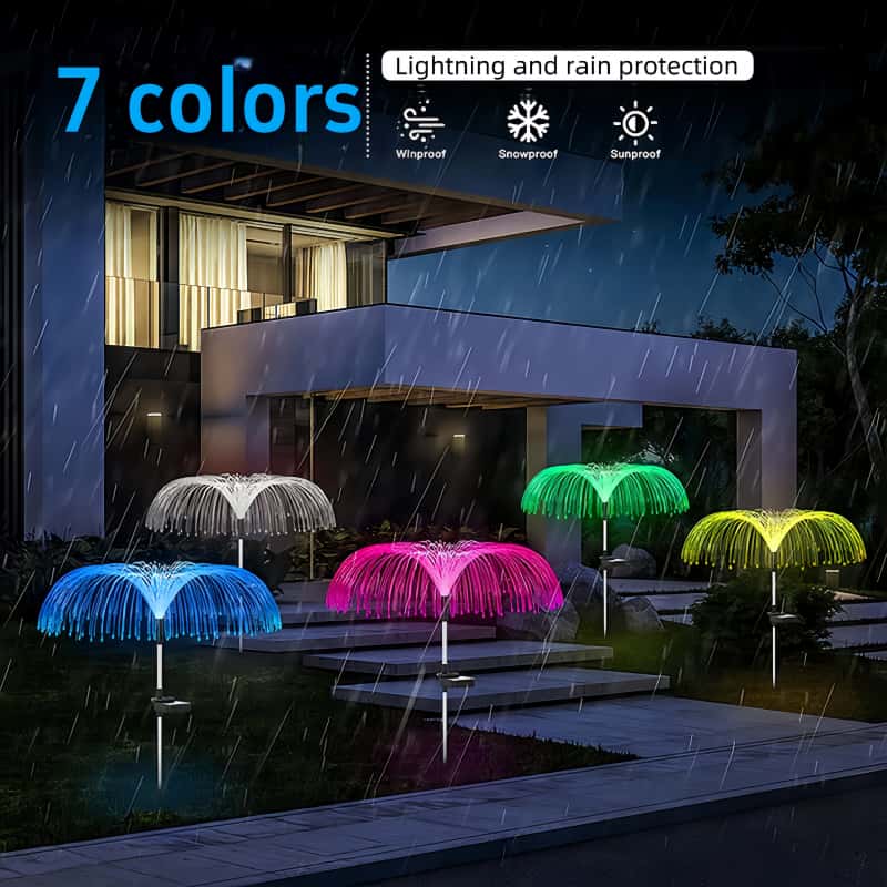 5 Pcs Solar Jellyfish LED Ligh - Outdoor Lighting Jellyfish recension och pris