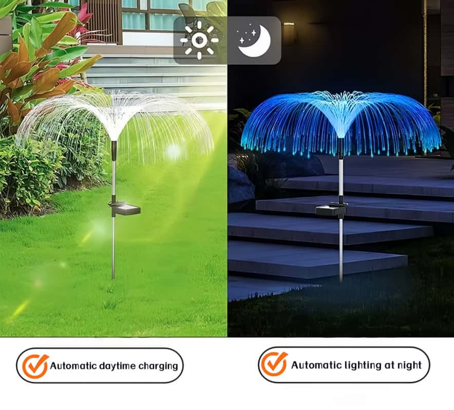 5 Pcs Solar Jellyfish LED Ligh - Outdoor Lighting Jellyfish recension och pris