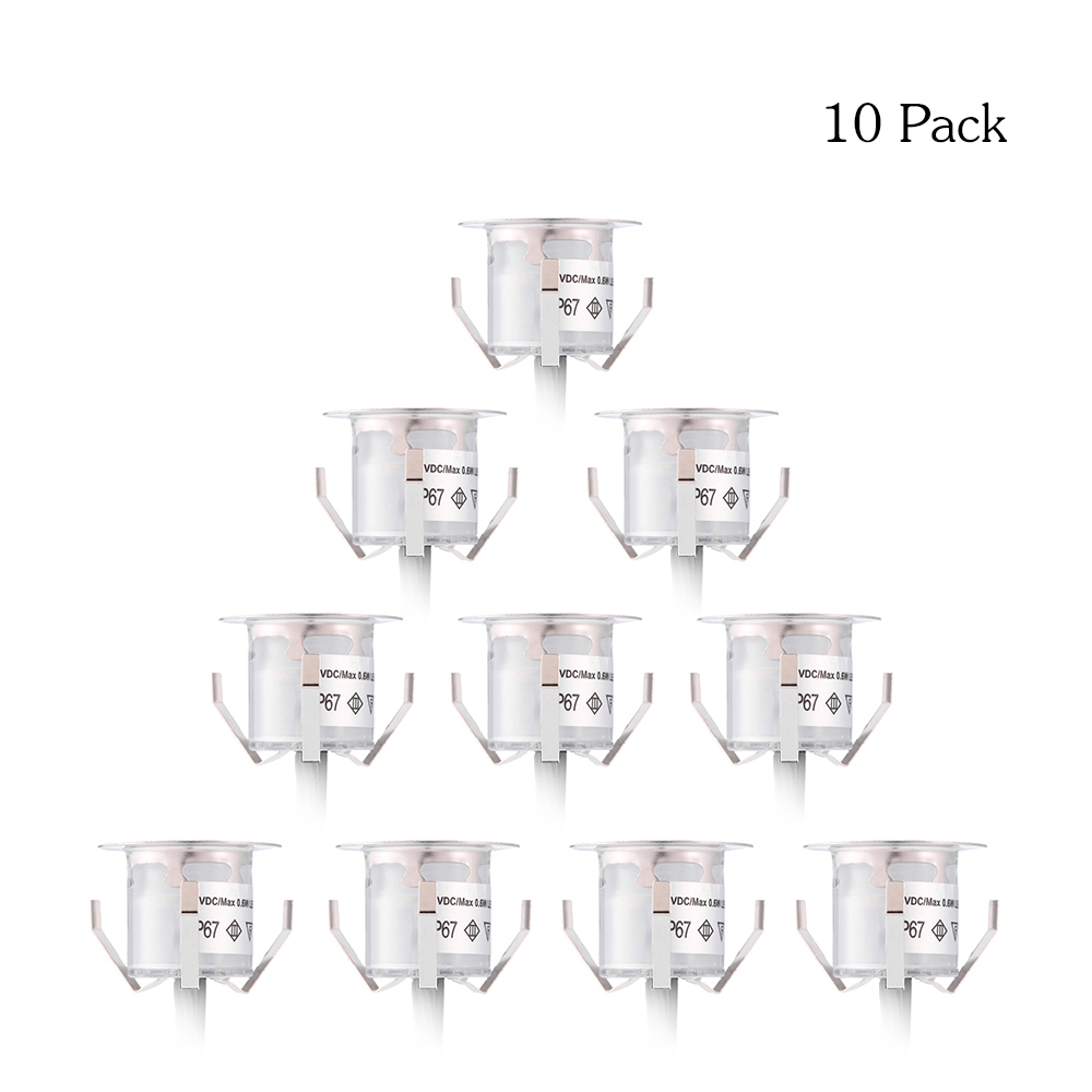 10PCS 32mm LED Deck Lights 0.6 - Ground Light Recessed recension och pris