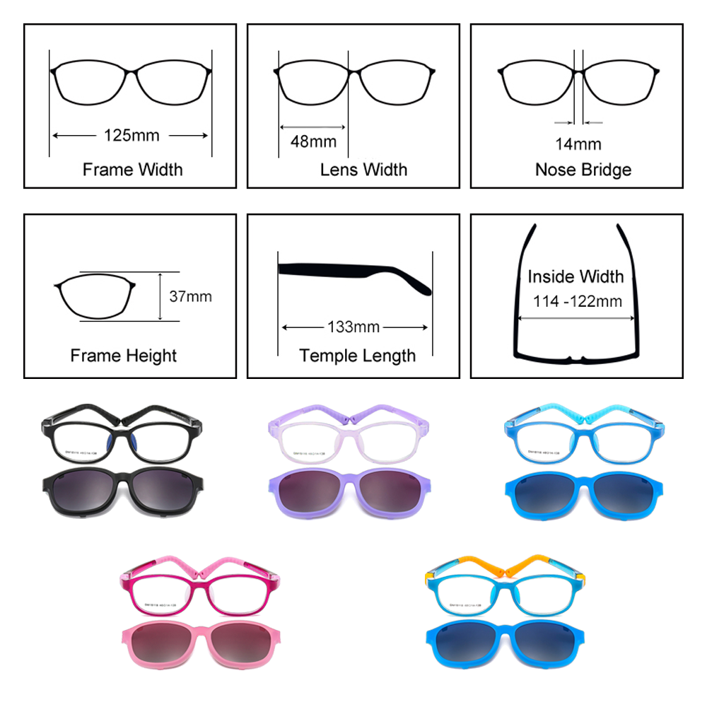 Flexible 2 In 1 Kids Sunglasse - Umbrella Led Clip recension och pris