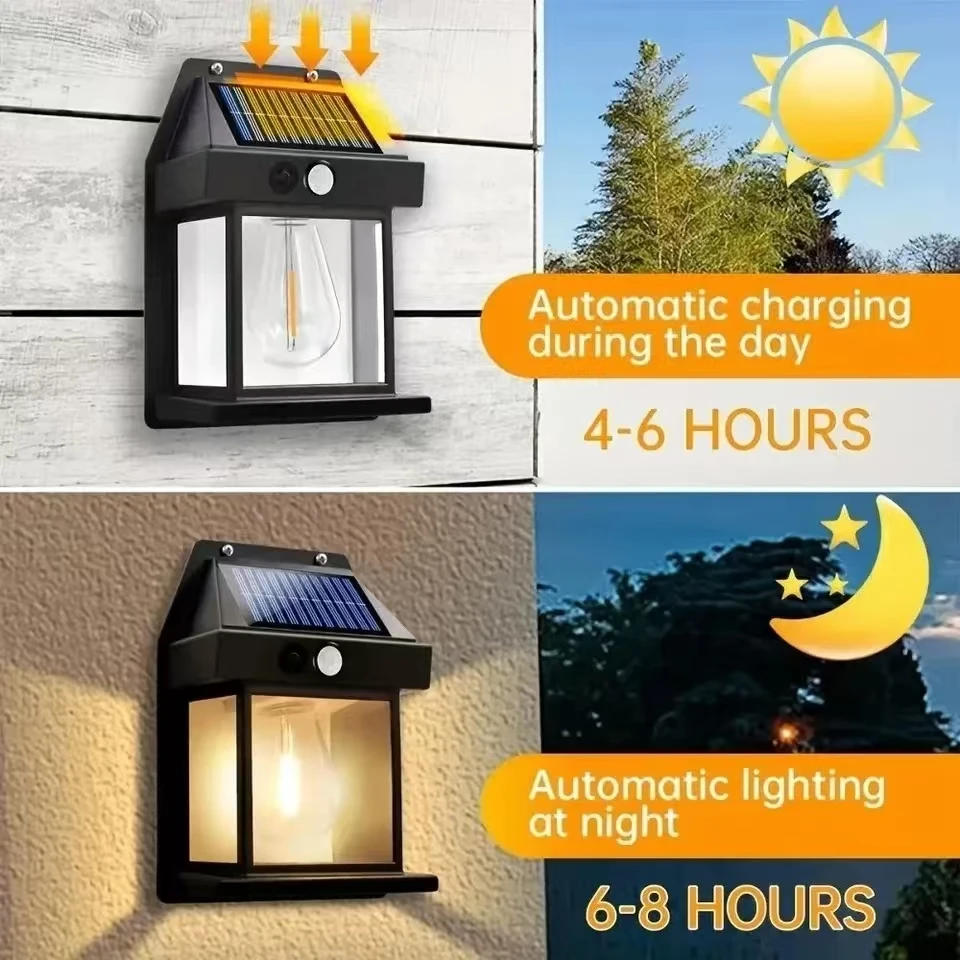 Outdoor Solar Tungsten Wall Li - Outdoor Lighting Deck recension och pris