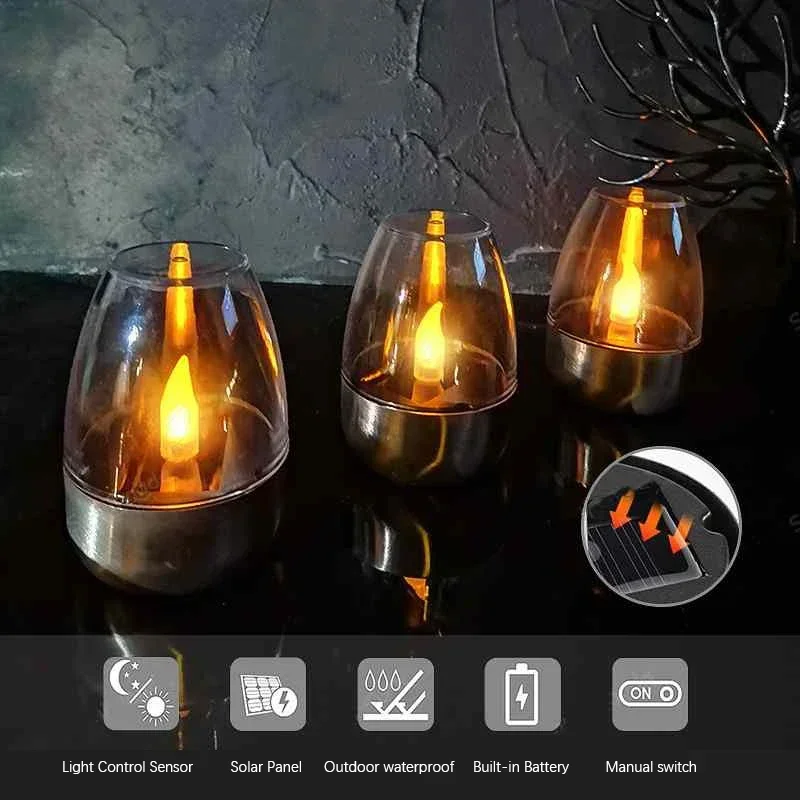 LED Stainless Steel Solar Cand - Outdoor Lighting Deck recension och pris