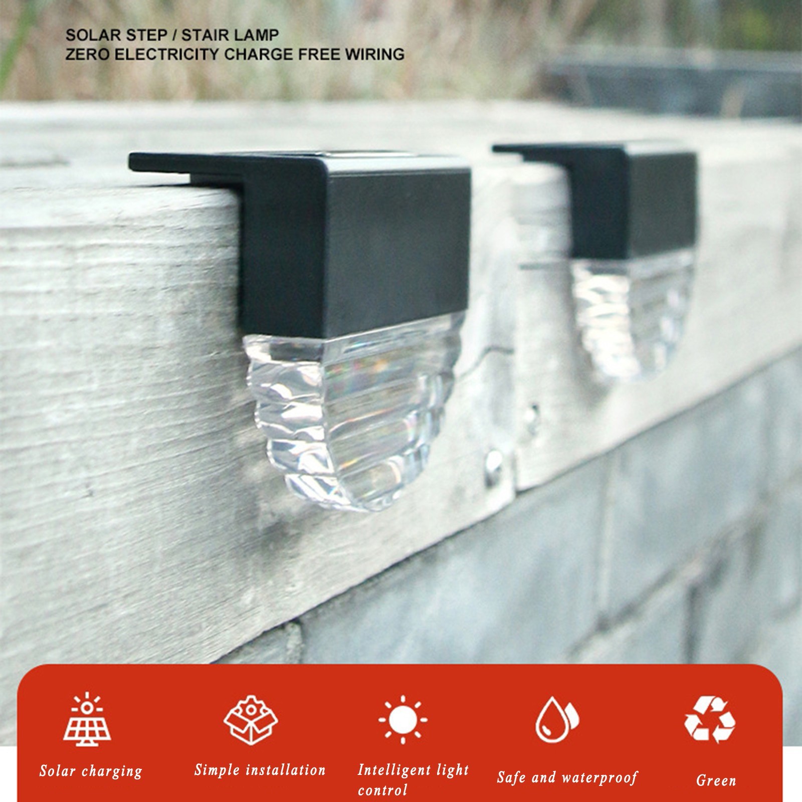 Outdoor Solar Waterproof Led L - Outdoor Lighting Deck recension och pris