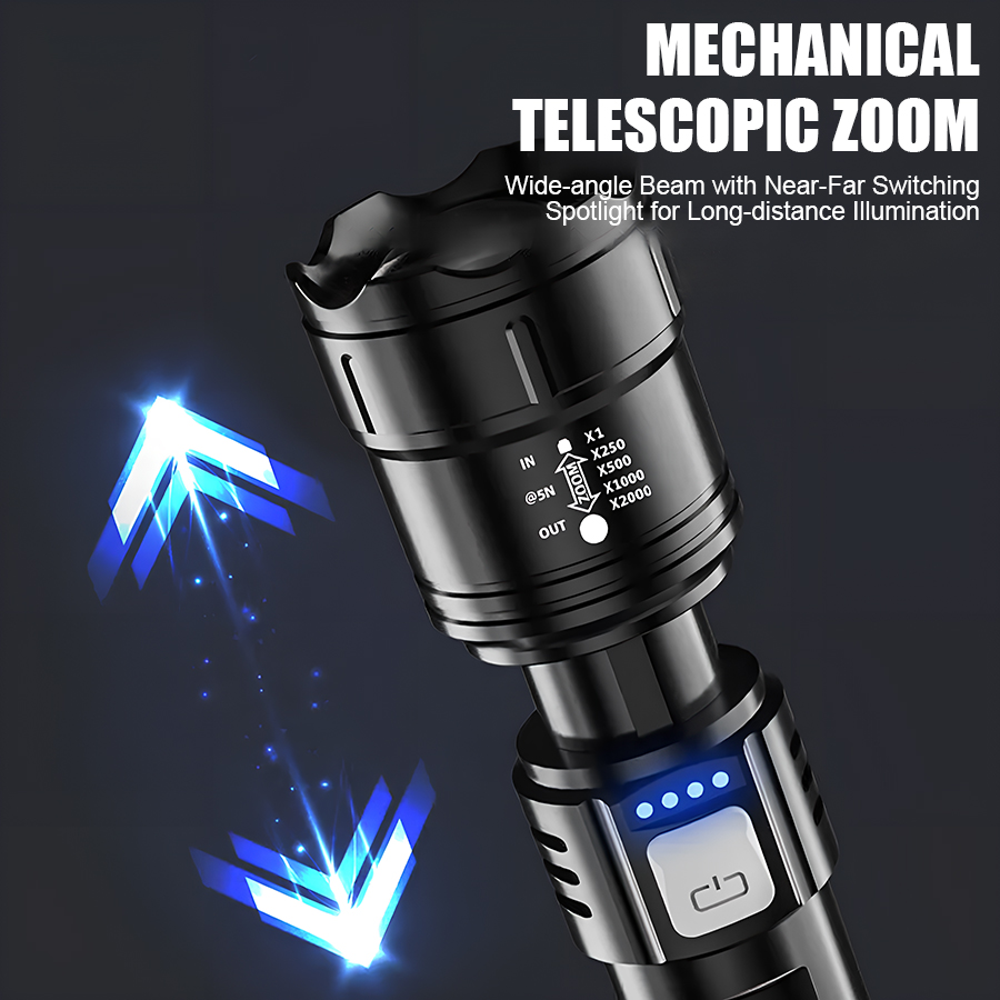 High Power P50 LED Flashlight  - Outdoor Lighting B&Q recension och pris