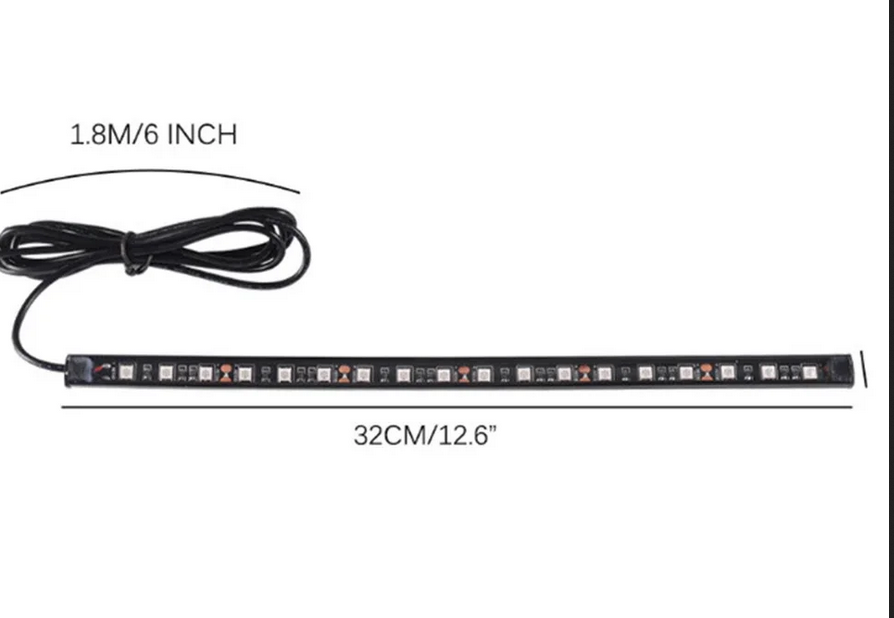 2Pcs 30cm 12V LED Strip Light  - Outdoor Lighting Deck recension och pris