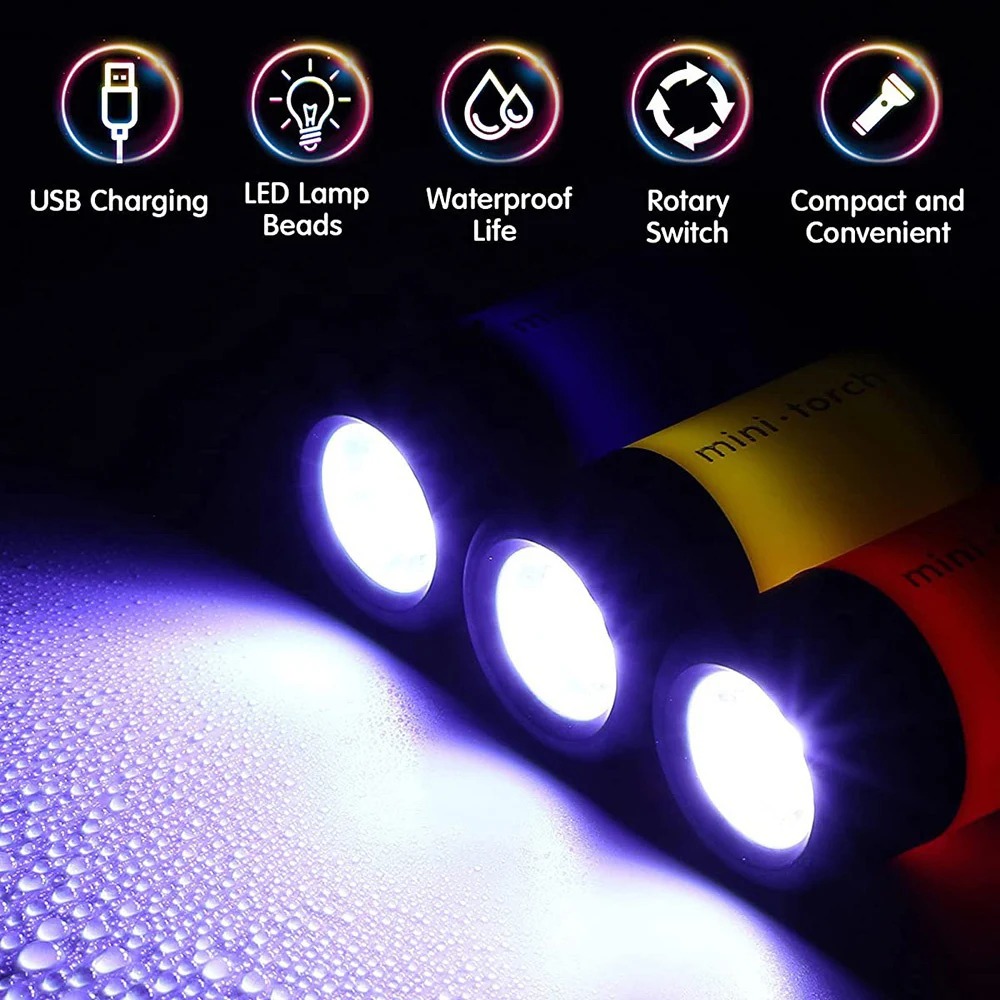 USB Rechargeable Camping Mini  - Outdoor Lighting Construction recension och pris