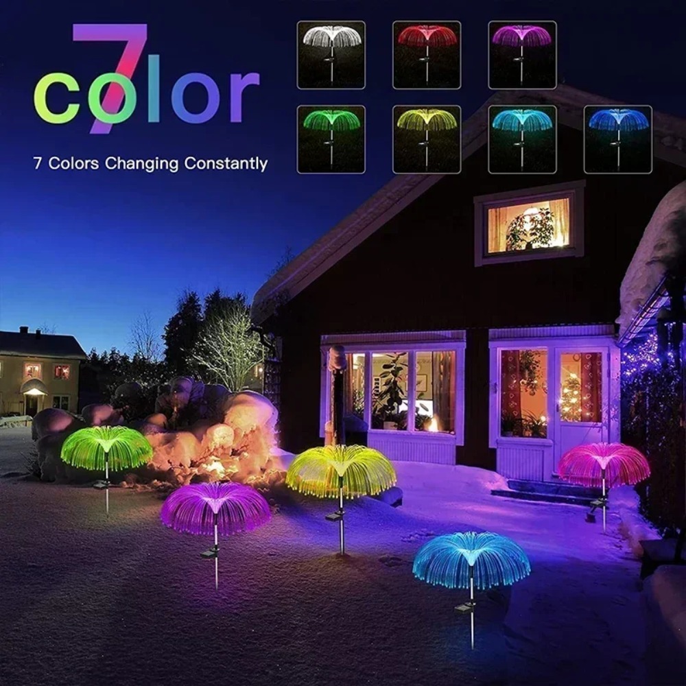 LED Solar Jellyfish Lights Col - Outdoor Lighting Jellyfish recension och pris