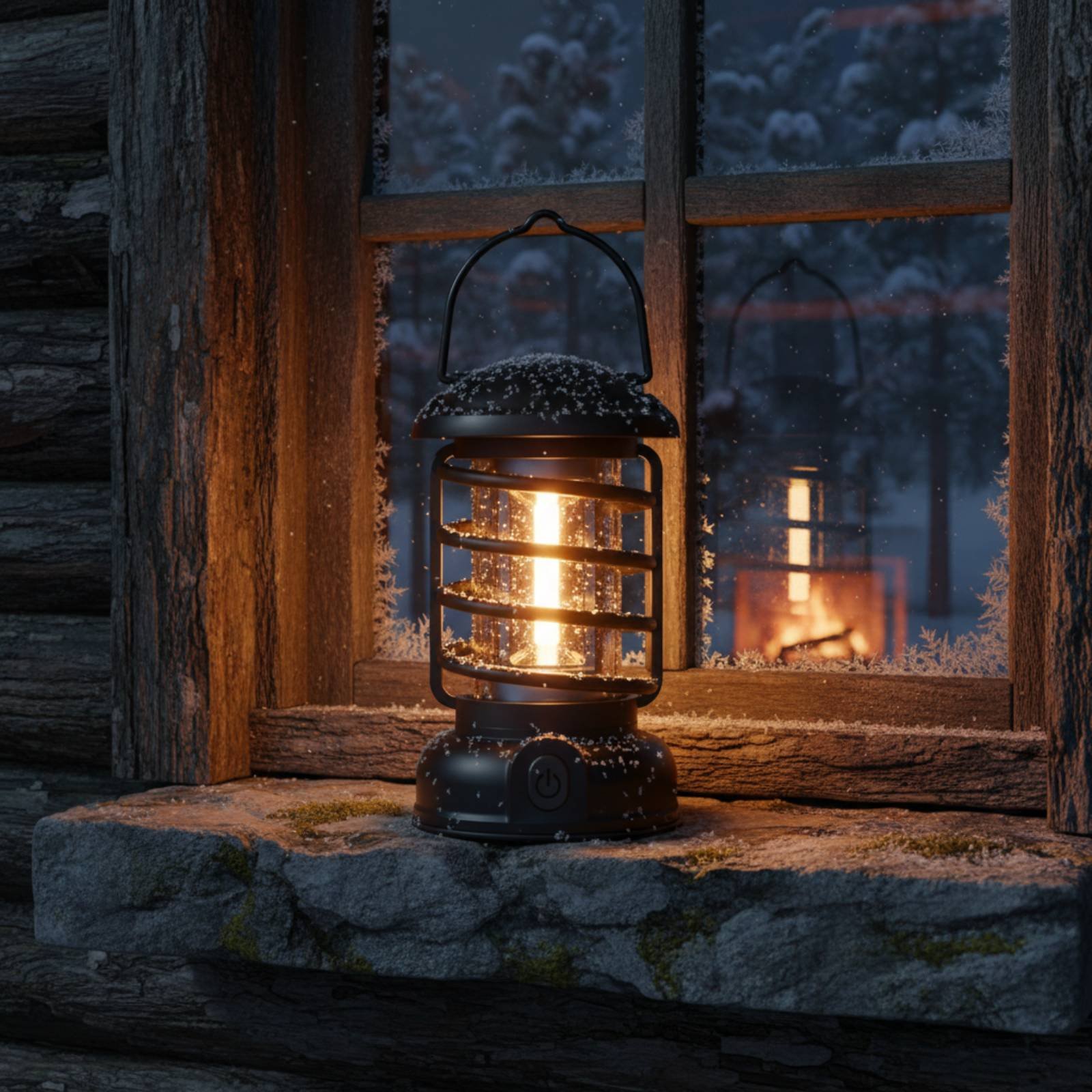 Retro Camping Lantern Two-Way  - Outdoor Lighting Lamp recension och pris