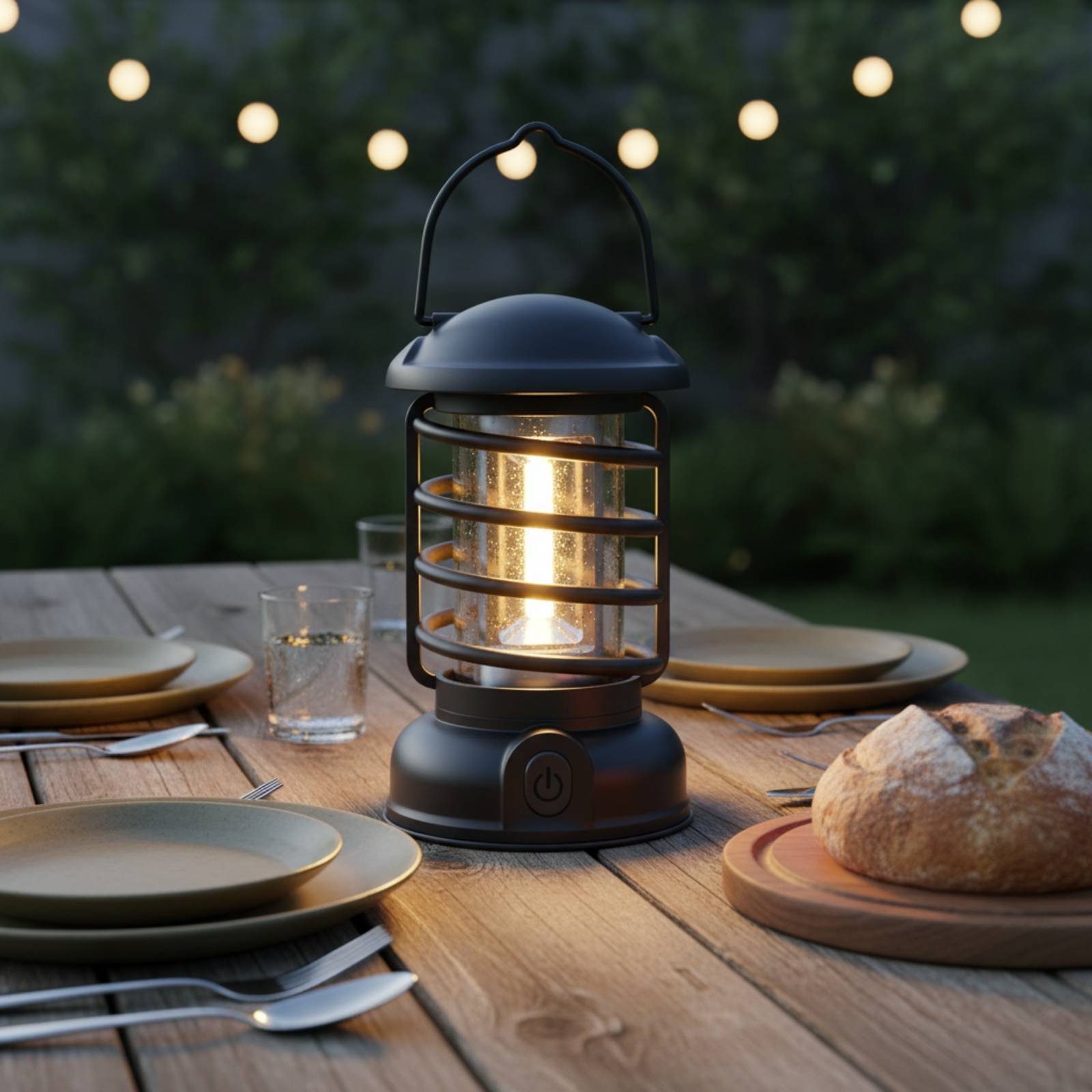 Retro Camping Lantern Two-Way  - Outdoor Lighting Lamp recension och pris