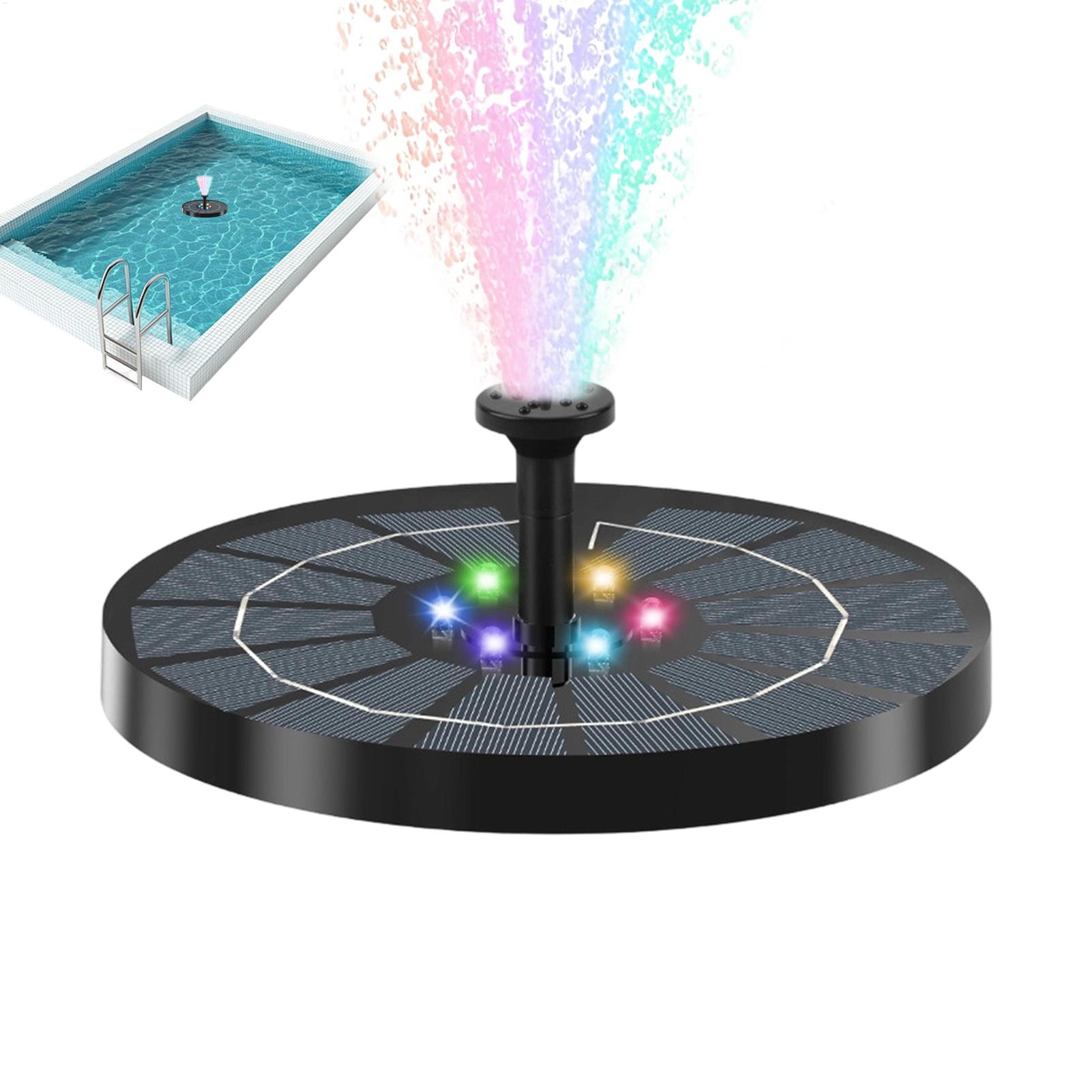 Bird Bath Fountain with Lights - Outdoor Lighting Deck recension och pris