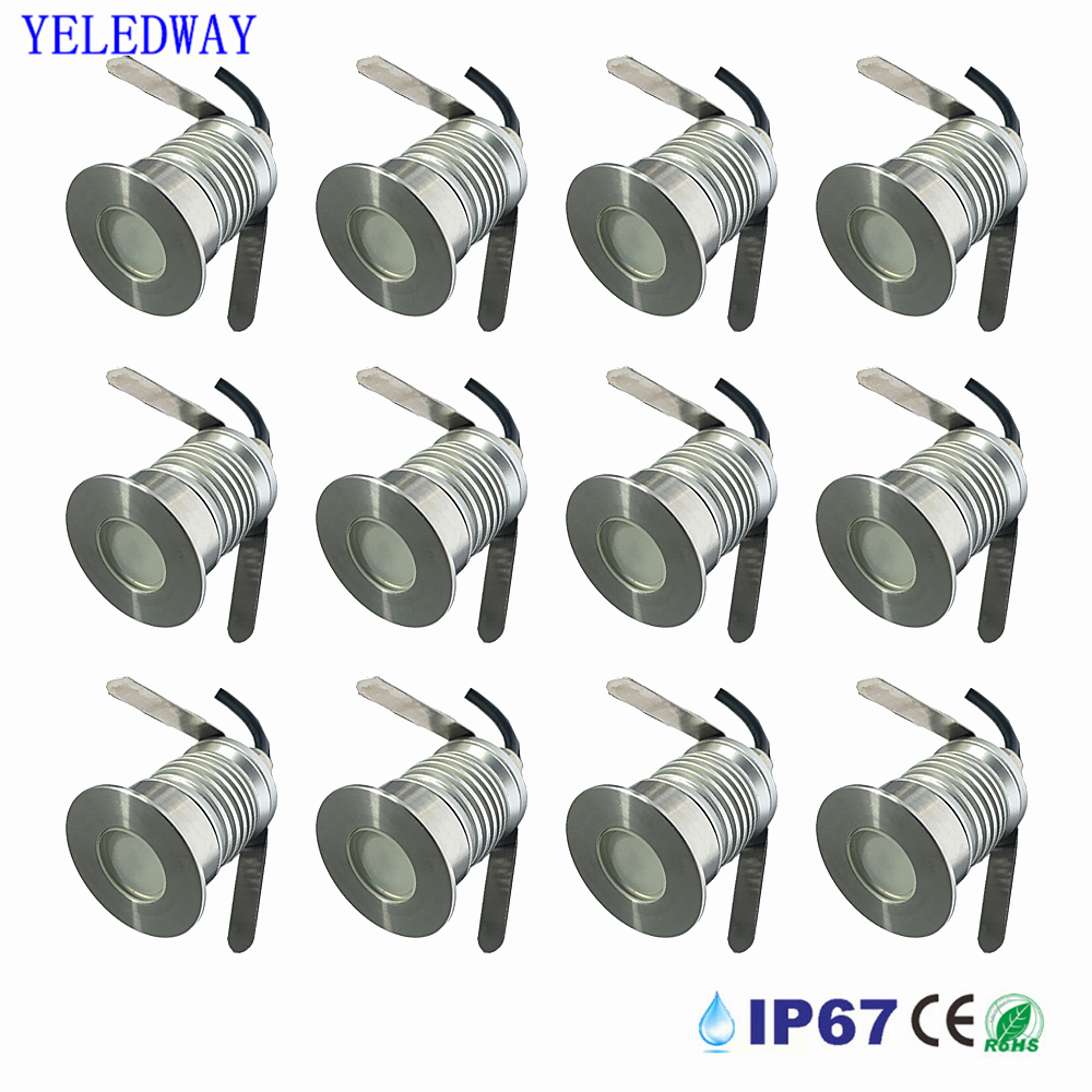 IP67 Waterproof 1W LED Undergr - Ground Light Recessed recension och pris