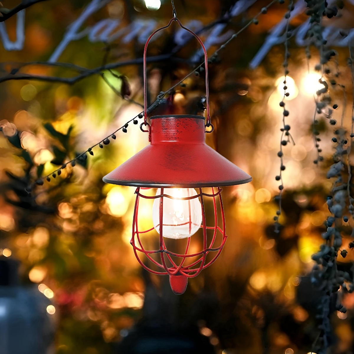 Solar Lantern Outdoor Hanging  - Outdoor Lighting Yard Decoration recension och pris