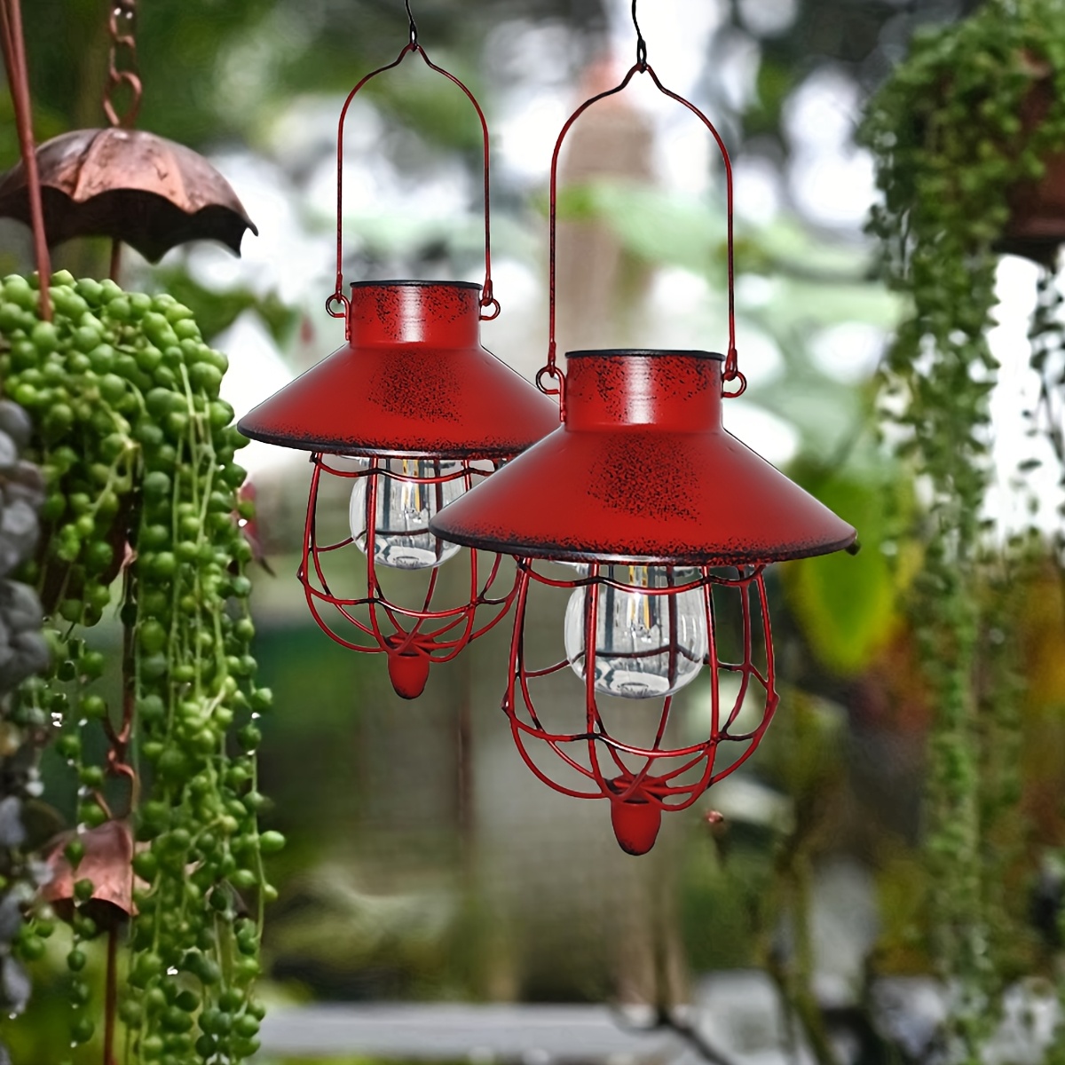 Solar Lantern Outdoor Hanging  - Outdoor Lighting Yard Decoration recension och pris