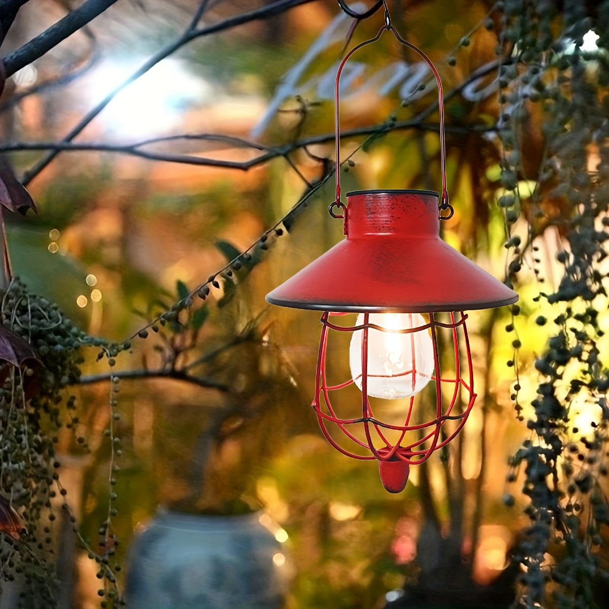 Solar Lantern Outdoor Hanging  - Outdoor Lighting Yard Decoration recension och pris