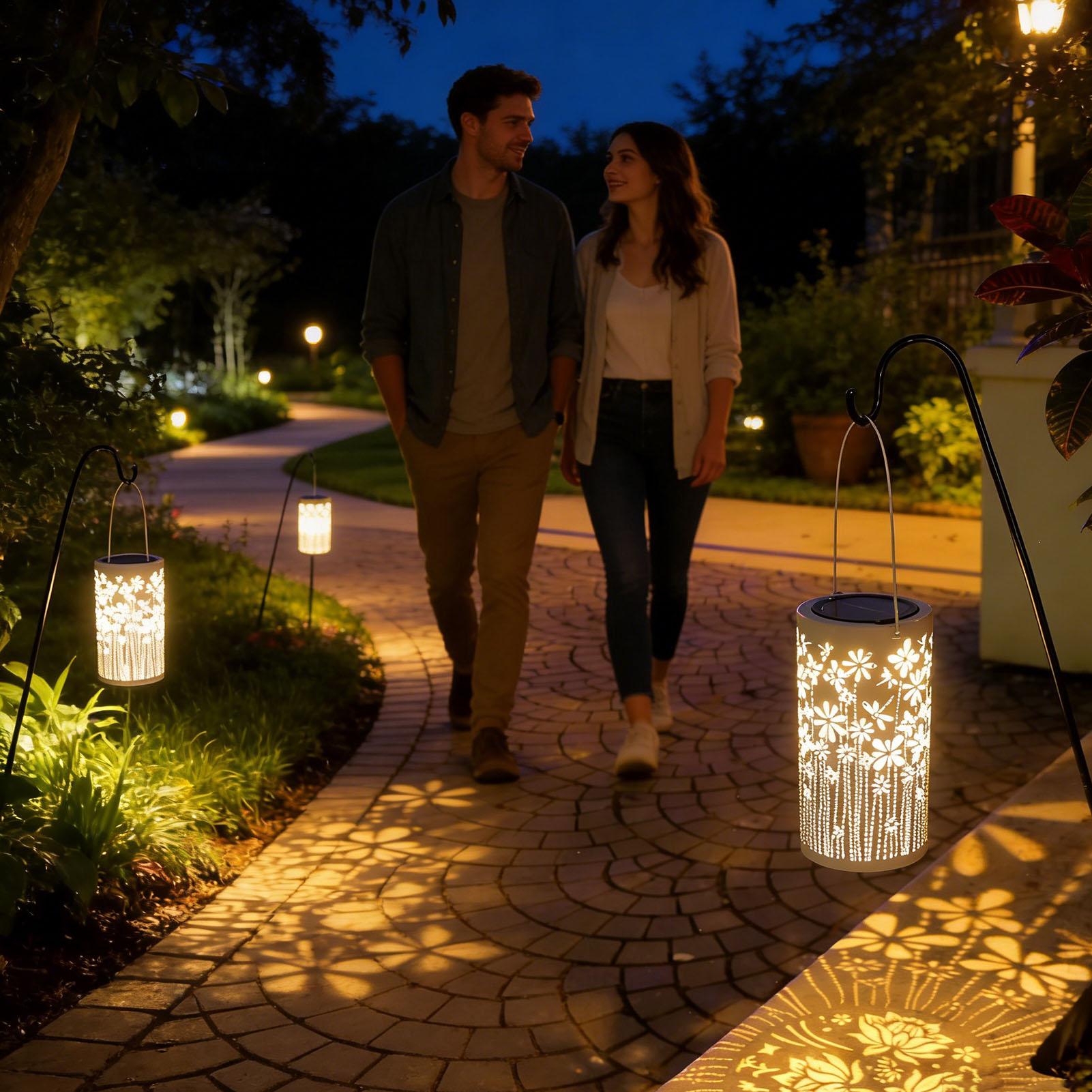 Solar Lanterns Decorative Colo - Outdoor Lighting Yard Decoration recension och pris