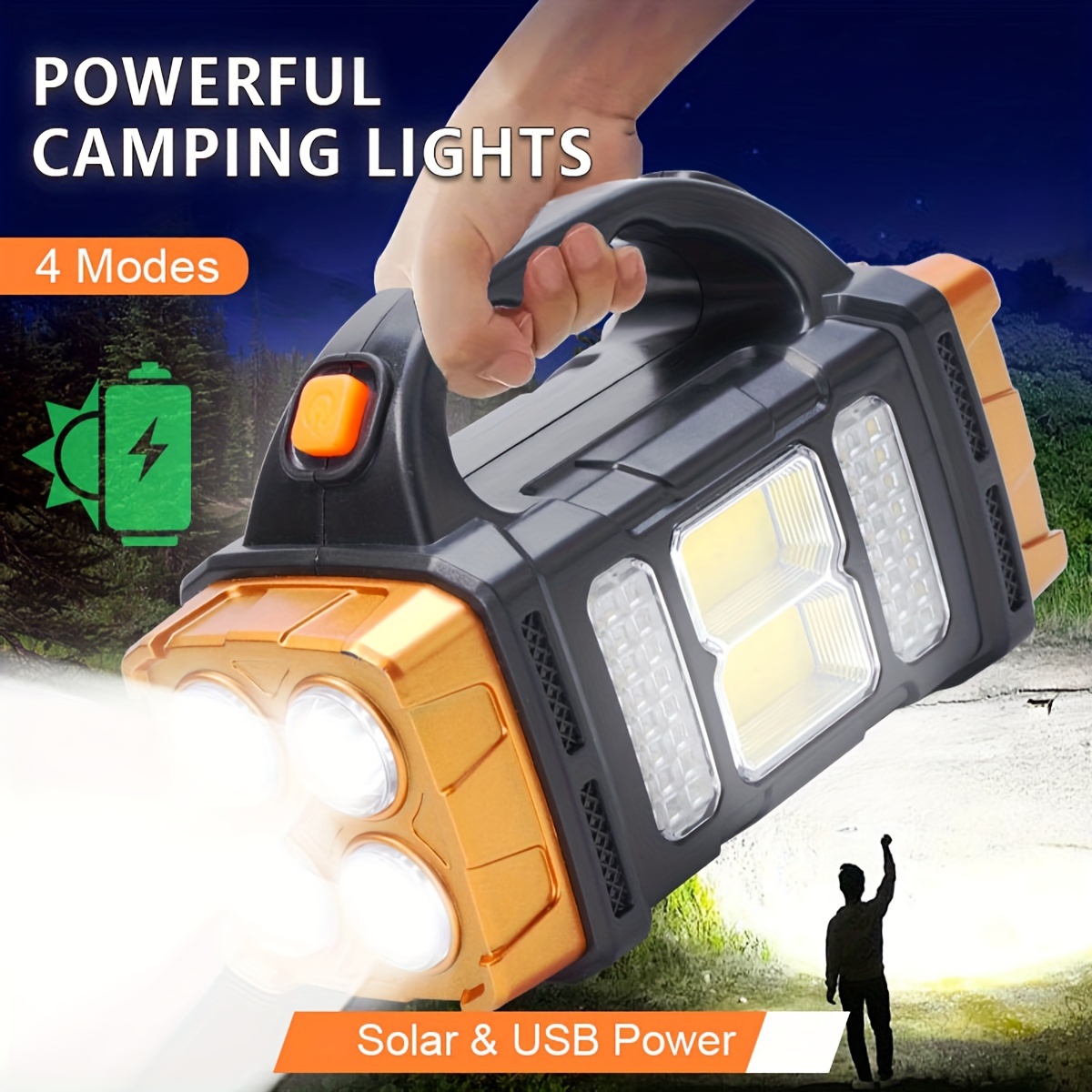 New Upgrade Rechargeable High  - Outdoor Lighting Construction recension och pris