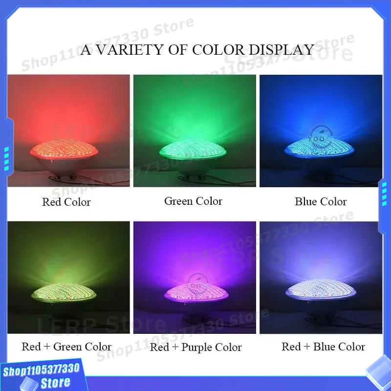 RGB LED Underwater Pool Light  - Ground Light Recessed recension och pris