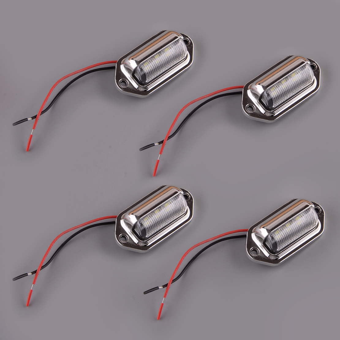 4Pcs Waterproof LED Deck Court - Outdoor Lighting Deck recension och pris