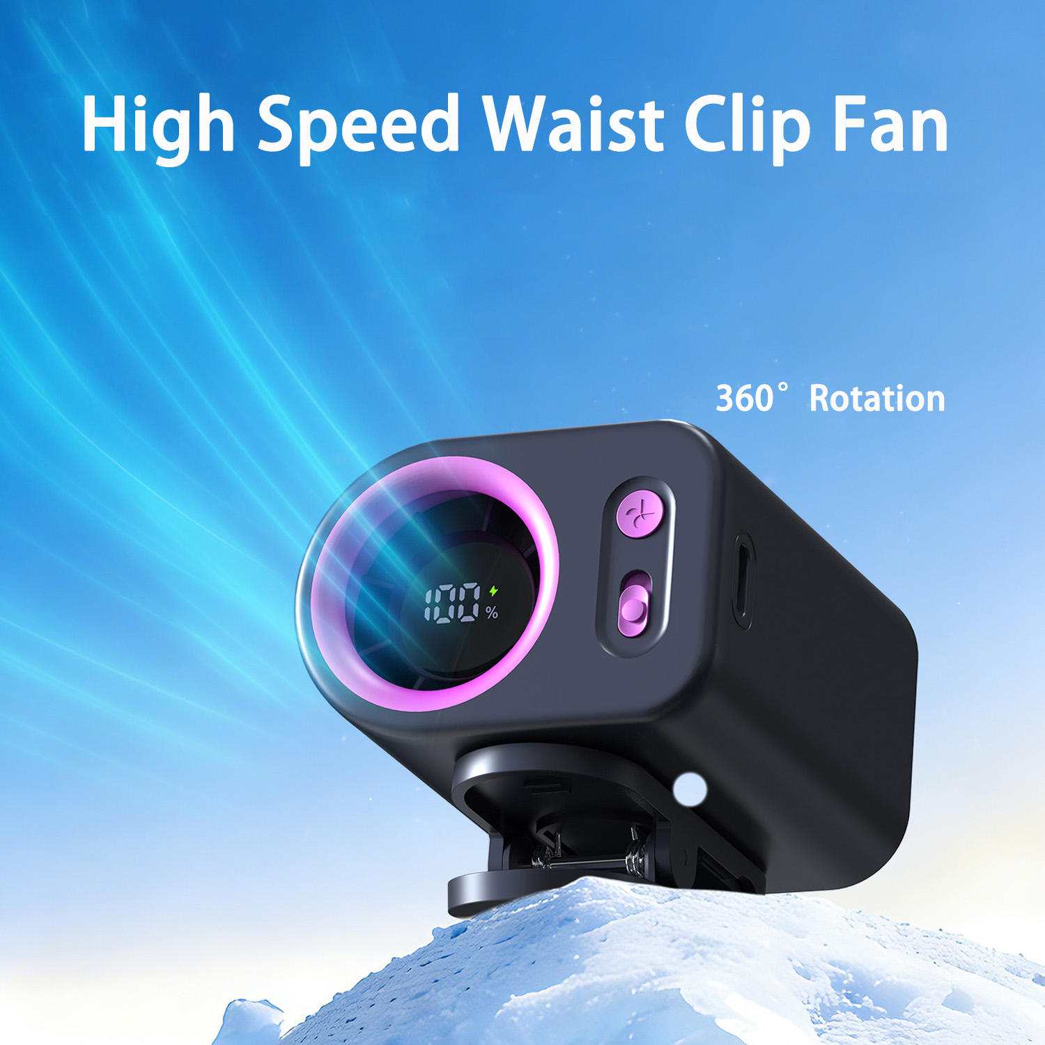 Waist Clip Fan & Umbrella Clip - Umbrella Led Clip recension och pris