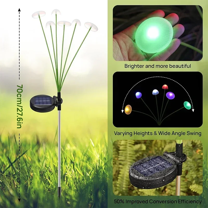 Solar LED Jellyfish Sway Light - Outdoor Lighting Jellyfish recension och pris