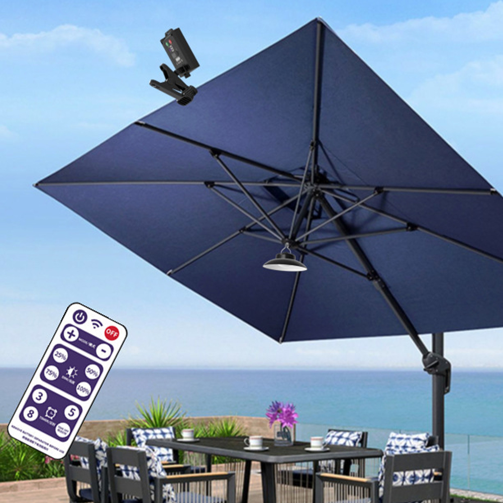 Solar Powered Patio Umbrella L - Umbrella Led Clip recension och pris