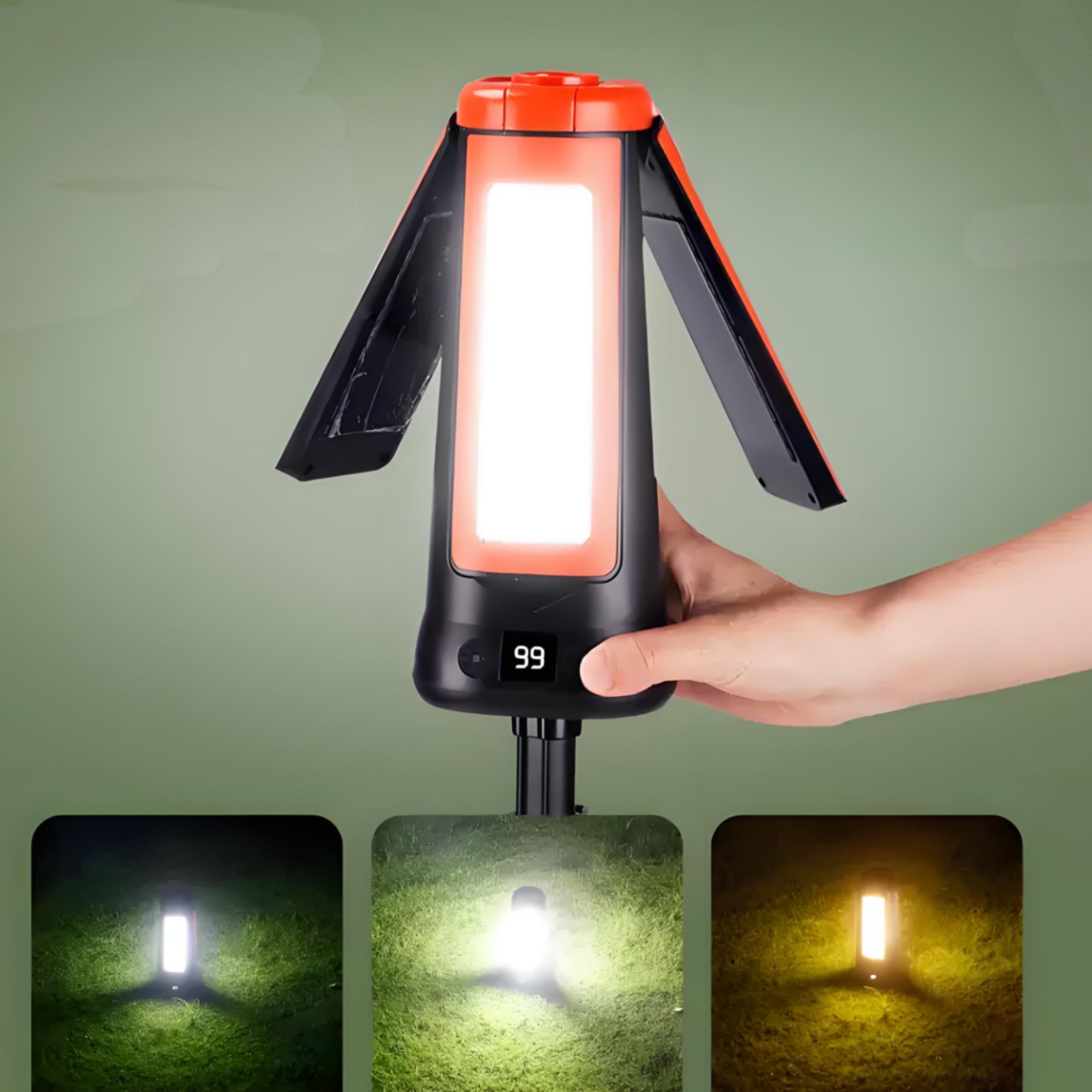 Telescopic Tent Lamp Adjustabl - Outdoor Lighting Lamp recension och pris